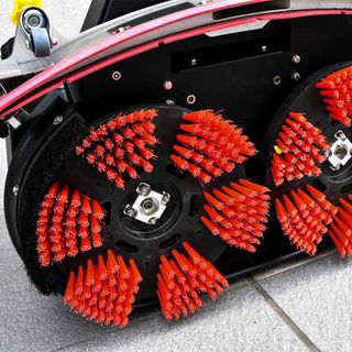 MEDIUM HARD BRUSH RED 0.50 - 2 X 250MM DIA BRUSHES TO SUIT RC1 GEN3 COMPACT SCRUBBER - SPWM0101002 - SET