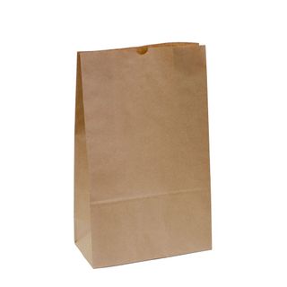 CAPRI BROWN # 16 SOS 390 X 240MM + 120MM PAPER BAG - 50 - SLV