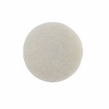 WHITE CLEANING PAD - 2 X 250MM DIA PADS TO SUIT RC1 COMPACT SCRUBBER - 10080032 - SET