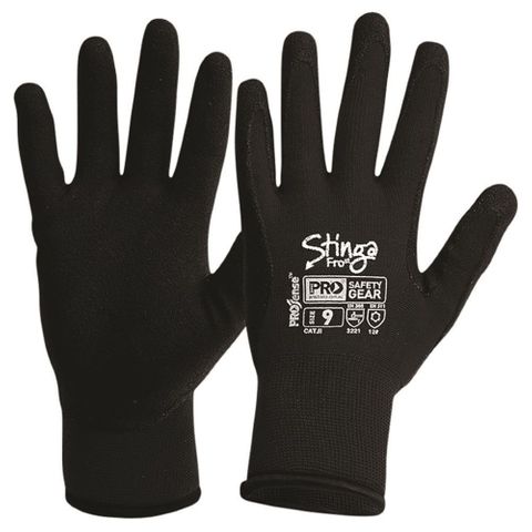 PRO CHOICE PROSENSE STINGAFROST GLOVES - PVC FOAM COATING & FLEECE LINING - NPFF9 - SIZE: 9 - PAIR