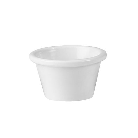 RAMEKIN - RYNER MELAMINE WHITE 90ML ( 80x45MM ) - EACH - 69652