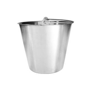 TRENTON BUCKET / WATER PAIL 13L - 18 / 8 STAINLESS STEEL - 70602 - EACH