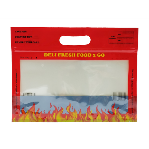 PRESS SEAL LARGE DELI HOT FOOD / CHICKEN BAG - 310mm x 235mm x 130mm - DS-DCBL-5 - 500 - CTN