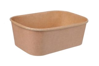 BONSON CRAFTWARE KRAFT RECTANGULAR CONTAINERS - 750ML - PRC-750-KRAFT - 300 - CTN ( PAPER WAY )