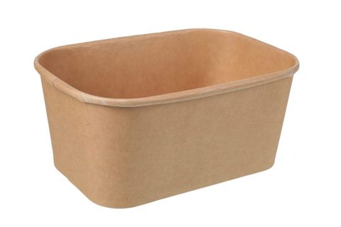 BONSON CRAFTWARE KRAFT RECTANGULAR CONTAINERS - 1000ML - PRC-1000-KRAFT - 300 - CTN ( PAPER WAY )