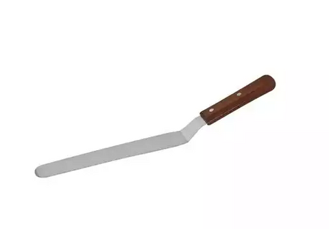 TRENTON SPATULA / PALLET KNIFE - 150MM STAINLESS STEEL BLADE WITH WOODEN HANDLE - CRANKED - 51426 - EACH