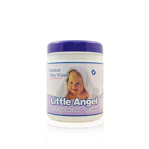 LITTLE ANGELS BABY WIPES TUB 320'S - TUB