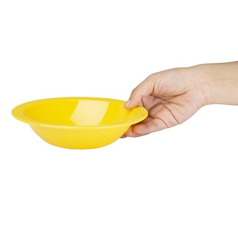 OLYMPIA KRISTALLON POLYCARBONATE BOWL - YELLOW - 172MM DIA - CB771 - 12 - CTN