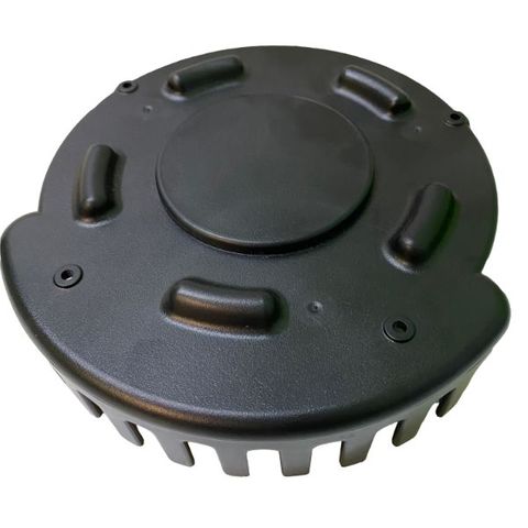 PACVAC - CONTRACT PRO BOTTOM CAP - BLACK PLASTIC - BOT001 - EACH