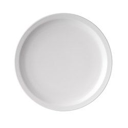 RYNER MELAMINE ROUND NARROW RIM PLATE - WHITE - 192MM DIA - 91607-W - 12 - CTN
