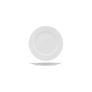 AFC BISTRO ROUND PLATE WIDE RIM 210MM - WHITE - B3843 - 36 - CTN