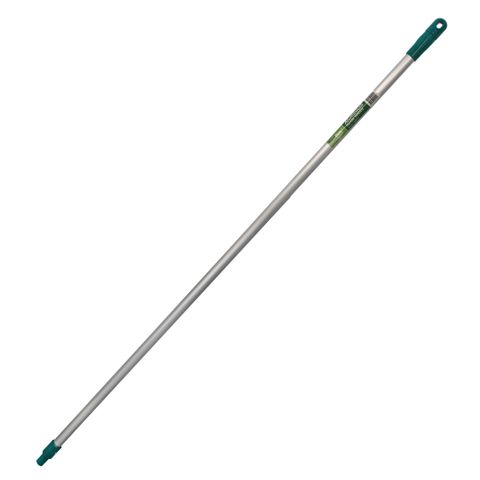 RAPID CLEAN ALUMINIUM HANDLE WITH UNIVERSAL THREAD - ( B-11582-RG ) - GREEN - 1.5M - EACH