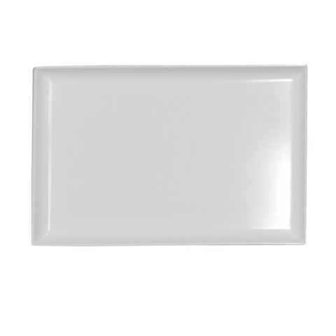 RYNER MELAMINE RECTANGULAR PLATTER - WHITE - 350X240MM - 91034-W - EACH