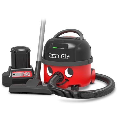 NUMATIC HENRY BATTERY BARREL VACUUM CLEANER - 8L - RED ( NBV190NX ) - EACH