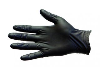 PRO-VAL BLACK DUO PF GLOVES - 41157 - MEDIUM - BLACK VINYL / NITRILE BLEND - 100 - PKT
