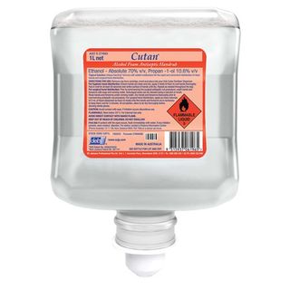 CUTAN ALCOHOL FOAM HAND SANITISER 1L POD - CAF1L - 1L X 6 - CTN