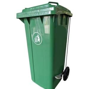 WHEELIE BIN 120L - HANDS FREE - WB120GPB - EACH ( SPECIAL ORDER FREIGHT APPLIES )