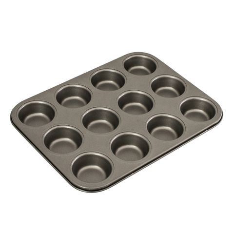 BAKEMASTER MUFFIN / CUPCAKE PAN NON STOCK - 12 CUP (70MM X 25MM) - 350MM X 270MM - FY427 - EACH