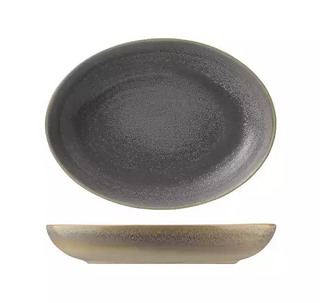 DUDSON DEEP OVAL BOWL - GRANITE - 991941-G - 6 - CTN