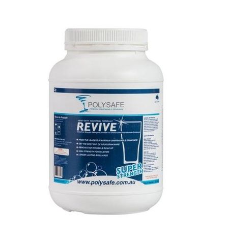 POLYSAFE REVIVE POLYCARBONATE GLASSWARE SOAKING POWDER - 0399 502 - 2.5KG