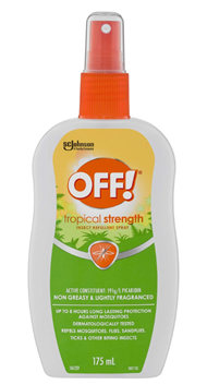 OFF! TROPICAL INSECT REPELLENT SPRAY - 175ML PUMP - EACH