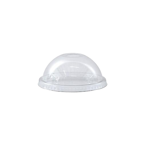 EJ ECO CLEAR PET RECYCLABLE DOME LID WITH HOLE - 14 / 16 / 20 / 24oz - ( 98mm dia ) - 27692 - 1000 - CTN