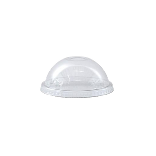 EJ ECO CLEAR PET RECYCLABLE DOME LID WITH HOLE - 14 / 16 / 20 / 24oz - ( 98mm dia ) - 27692 - 1000 - CTN