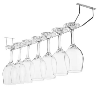 OLYMPIA WINE GLASS RACK CHROME 610MM L X 70MM H X 105MM W - CE308 - EACH