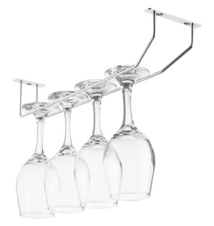 OLYMPIA WINE GLASS RACK CHROME 405MM L X 70MM H X 105MM W - CE307 - EACH