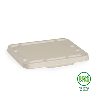 BIOPAK 2 & 3 Compartment BIOCANE LID - Natural - 125 - SLV ( B-LBL-2/3C-N-PF )