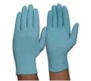 PRO-VAL NITRILE BLUE POWDER FREE SUPER SOFT EXAM GLOVES -SMALL - 100 - PKT