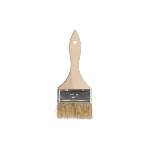 CHEF INOX 75MM PASTRY BRUSH NATURAL BRISTLES WITH WOODEN HANDLE - DU728 - EACH