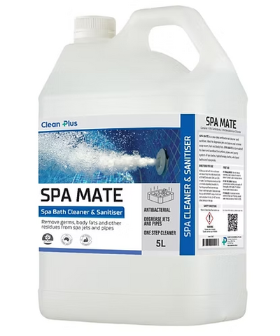 CLEAN PLUS SPA MATE - SPA BATH CLEANER & SANITISER - 33602 - 5L