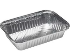 BONSON 2.5L RECTANGULAR TAKEAWAY FOIL TRAY F460 ( 7330 ) ( MRE515 ) 312X213X50MM - 200 - CTN