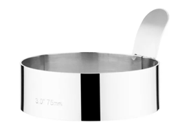 VOGUE STAINLESS STEEL EGG RING 76MM - K893 - EACH
