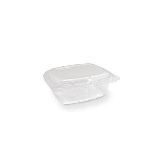 FRESH SEAL 16OZ SALAD CONTAINER - RECTANGULAR HINGED LID - CLEAR ( HRC16 ) - 300 - CTN (SPECIAL ORDER)