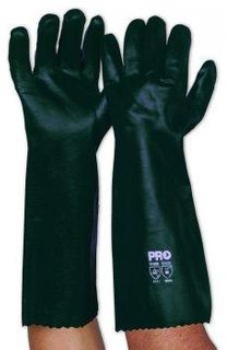 PRO CHOICE LONG GREEN CHEMICAL GLOVES (DOUBLE DIPPED) - PAIR