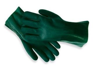PRO CHOICE SHORT GREEN CHEMICAL GLOVES - PVC27DD -  PAIR