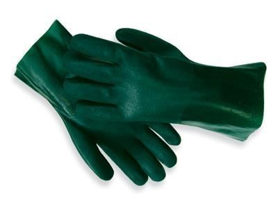 PRO CHOICE SHORT GREEN CHEMICAL GLOVES - PVC27DD -  PAIR