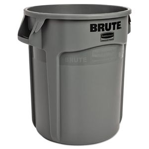 RUBBERMAID BRUTE BIN - GREY - 37.9L (10 Gal) - FG261000 GREY - EACH