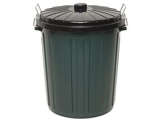 EDCO PLASTIC GARBAGE BIN & LID - GREEN - 73L -EACH