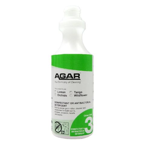 PRINTED AGAR DISINFECTANT BOTTLE 500ML (D03) - EACH