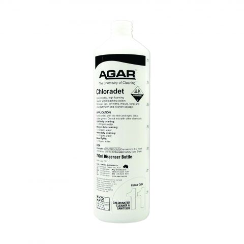 PRINTED AGAR CHLORADET BOTTLE 750ML (D7C)