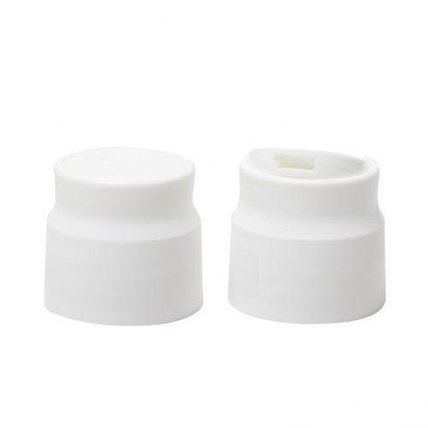 28MM PRESS / DISC WHITE LID / CAP - EACH