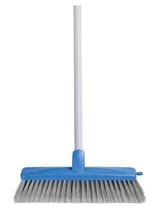 OATES 28CM GENERAL INDOOR BROOM COMPLETE WITH HANDLE - (B-10404F /164598) -EACH