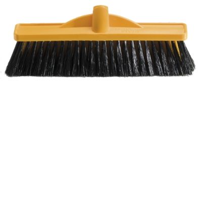OATES 35CM MEDIUM STIFF BROOM HEAD - YELLOW - (B-12130 / 164709) - EACH