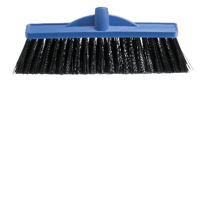 OATES 35CM EXTRA STIFF BROOM HEAD - BLUE - (B-12140 /164730 )-EACH