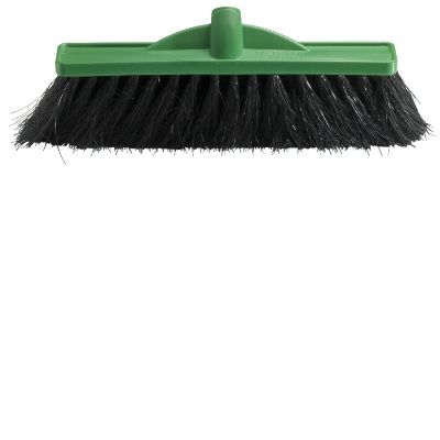 OATES 35CM PLATFORM BLEND BROOM HEAD - GREEN - (B-12160 / 164751) - EACH