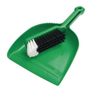 OATES DUST PAN SET - GREEN - (B-10207-G /164572) -SET