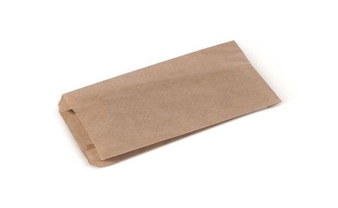 2 SATCHEL BROWN PAPER BAG, 243X115X51MM - 500 - PKT